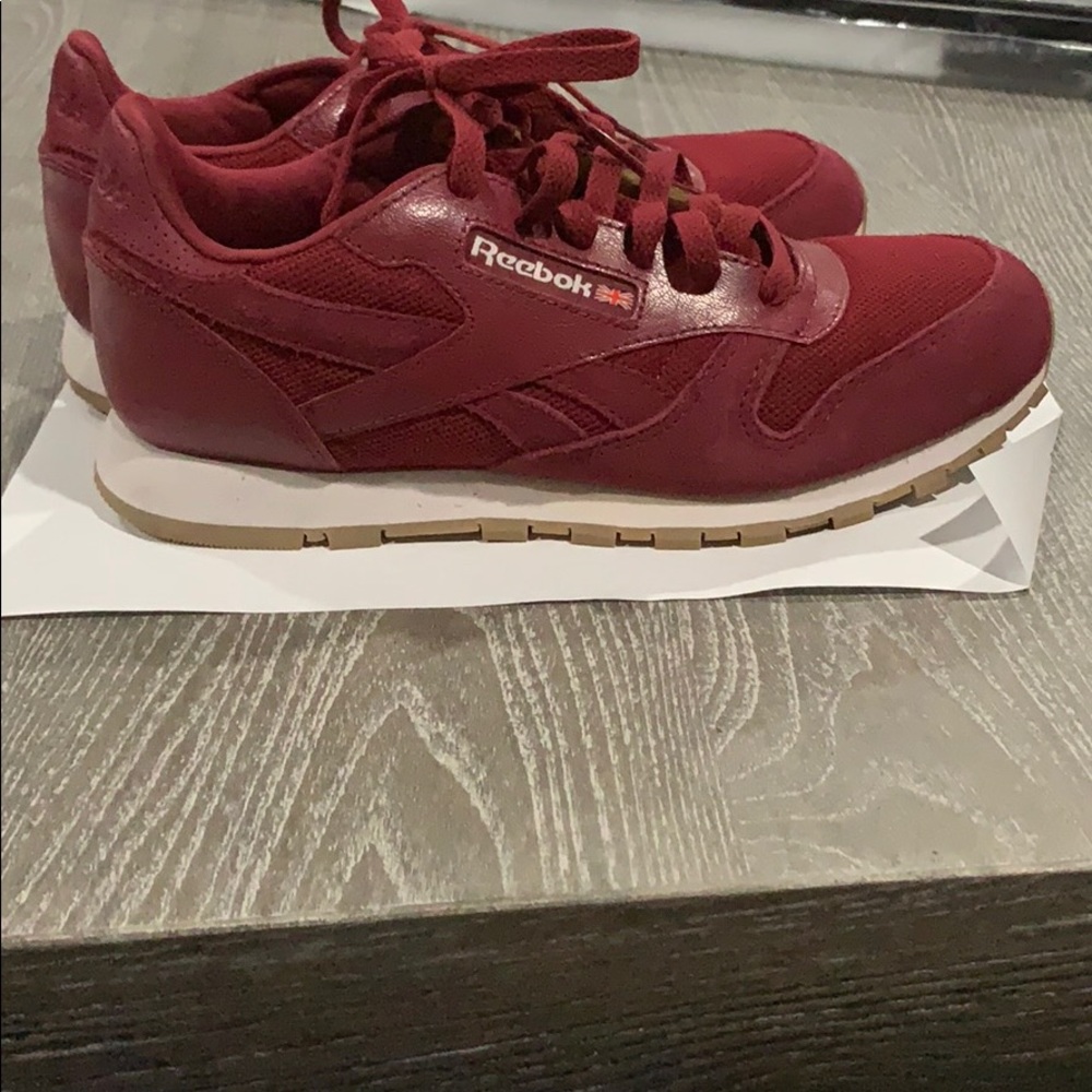 Maroon Rebook Classic
